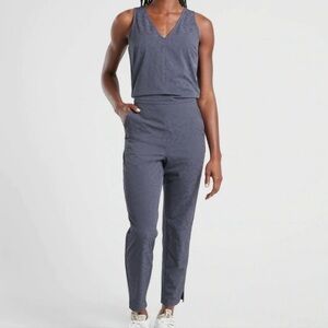 Athleta Brooklyn Textured Jumpsuit Size 4